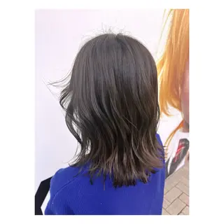 セミロング カラー NYNY🗽💕 ayameのヘアスタイル