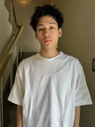 メンズ siki 大阪福島 エンドウハルのヘアスタイル