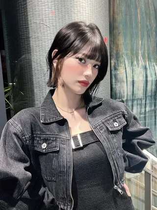 ショート カラー Pocket仙台 💚モエリのヘアスタイル