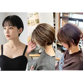 ショート まろやかなベージュ 小池春樹のヘアスタイル