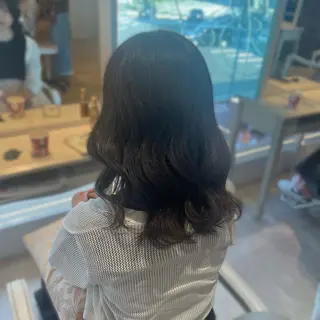 ミディアム カラー パーマ CreBiA -hair&esthe-所属・rio / CreBiA /名駅のヘアスタイル