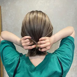 ミディアム カラー 🎀 原宿/ブリーチ 🎀　♡Reina♡のヘアスタイル