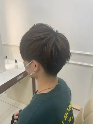 メンズ 暖色🎀ゆるふわ☁️ MOERI 🍒のヘアスタイル