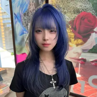 ミディアム SHIN レイヤー‪‪カットのヘアスタイル