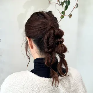 ヘアアレンジ モテhair♡.* ﾏﾂｴｸ/さくら🍨のマツエク・マツパデザイン