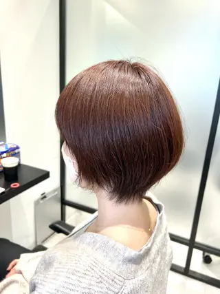 ショート カラー ショートボブ／川崎 子安健太のヘアスタイル