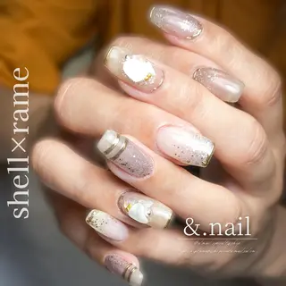 ネイル &.nail/ ニュアンス/持込み可のネイルデザイン