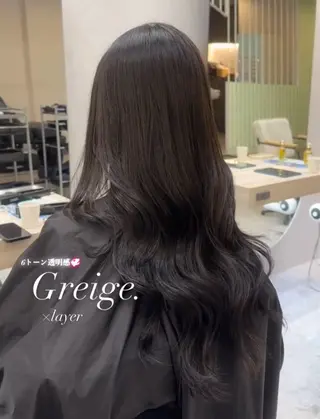 ロング 🇰🇷POCKET 宇根 幸恵🎀のヘアスタイル