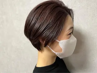 ショート カラー MIKOTO/マンツ ーマン/髪質改善🤎のヘアスタイル