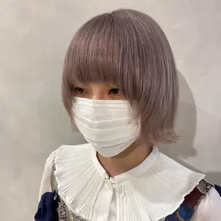 ショート カラー デザインカラー/パー マ🦖外岡咲希🦖のヘアスタイル