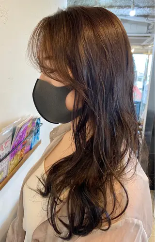 ロング カラー 🥣 hashi 🛋️のヘアスタイル