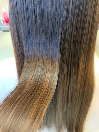 ロング ウスイ ハルカのヘアスタイル