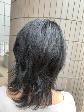 ミディアム Zina天王寺 CHIAKIのヘアスタイル