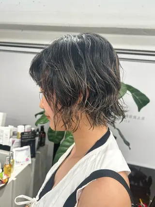 ミディアム パーマ BARBES TOKYO SOUTH所属・🤎💇🏻‍♀️✨ /万尋　マヒロのヘアスタイル