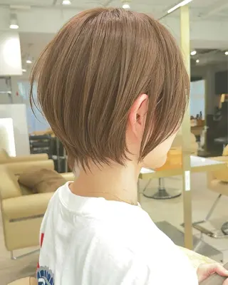 ショート 平日18時から空きご ざいます/千優のヘアスタイル