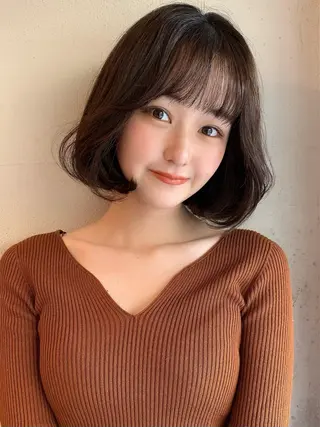 カラー 透明感/オリーブ/ グレージュ/YUKAのヘアスタイル