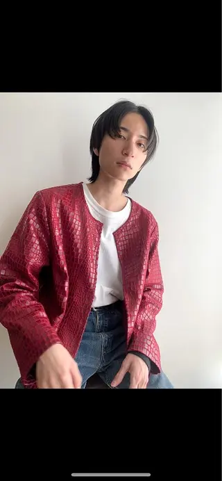 ミディアム パーマ メンズ メンズStylist 山根慧のヘアスタイル