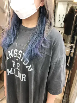 セミロング ✨艶感/透け感✨Sherry所属・艶髪/ハイトーン Sherryのヘアスタイル