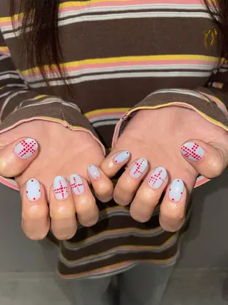 ネイル GO TODAY 吉祥寺Glint所属・うの 韓国ﾈｲﾙ໒꒱⋆⭒˚のネイルデザイン