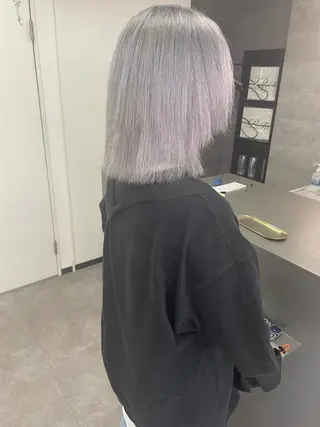 ミディアム カラー ハイトーンエクステ 🎩カズキ🎩のヘアスタイル