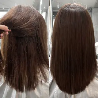 ミディアム 似合わせhair /モガミユナ🎀のヘアスタイル