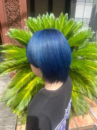 カラー メンズ 水戸部 留愛のヘアスタイル