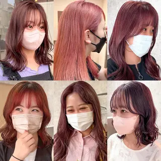 セミロング カラー 高橋 みく/ minim 暖色のヘアスタイル