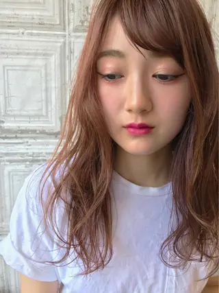 セミロング カラー 日比 貴大/ minim hairのヘアスタイル