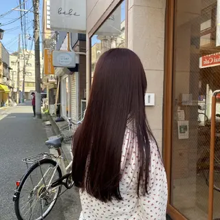 カラー ロング ❁︎NOAN❁︎ レイヤーカットのヘアスタイル