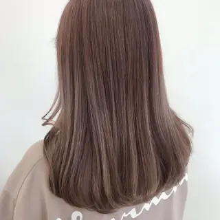 ロング カラー 馴染ませNo.1🧃 エクステ・アレンジのヘアスタイル
