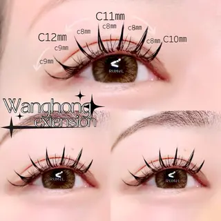 マツエク・マツパ RUMéL Natsumiのマツエク・マツパデザイン