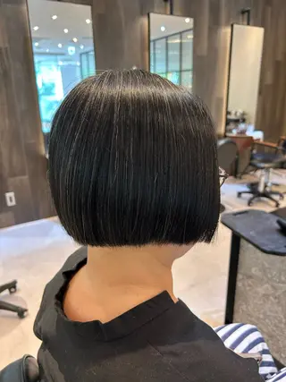 ショート 縮毛矯正/カット/ 韓国ヘア/蛯原🍤のヘアスタイル
