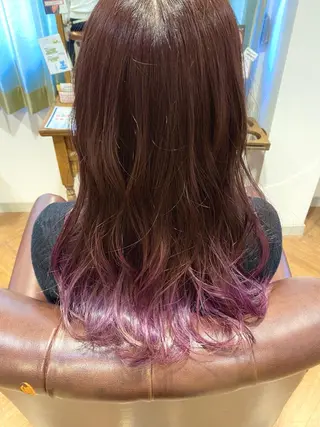 ロング カラー 美髪・髪質改善 有田怜平のヘアスタイル