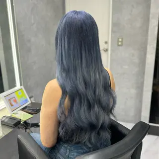 ロング CS made by SHACHU栄店所属・❤️‍🔥シールエク ＋カラー京❤️‍🔥のヘアスタイル