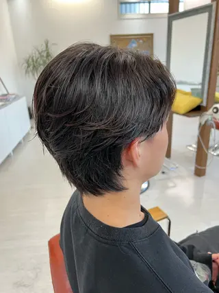 パーマ メンズ Salon de Qualia(サロンドクオリア)所属・ハイトーン/外国人風 カラー/メンズパーマのヘアスタイル