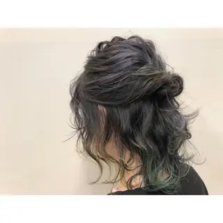 ミディアム カラー 心斎橋 美髪職人　近江のヘアスタイル