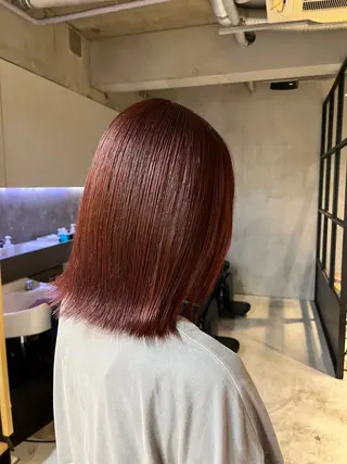 ミディアム カラー elima 調布所属・ちせ/ 透明感カラー /調布˚ 🦢₊✧のヘアスタイル