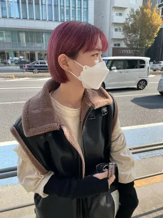 ショート カラー キッズ オトナヘア🌸 harukaのヘアスタイル