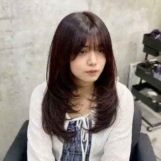 ロング カラー ‎XELM高崎‎‎‎ ‎‎🤍Kyoka‎のヘアスタイル