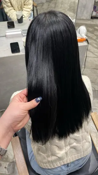 ミディアム カラー 山本 彩美香のヘアスタイル