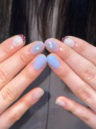 ネイル GO TODAY 吉祥寺Glint所属・うの 韓国ﾈｲﾙ໒꒱⋆⭒˚のネイルデザイン