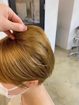 ショート カラー IVORY.所属・🟩白髪ぼかし/ボブ /ショートヘア/大司のヘアスタイル