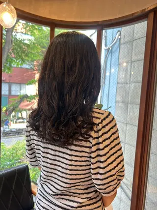 セミロング 暖色カラー🍒🌷 hitomiのヘアスタイル