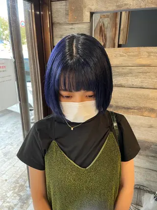 ショート andKおもろまち店 艶ダブルカラー✨のヘアスタイル