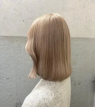 カラー 透明感/韓国風 🤍moeka🤍のヘアスタイル