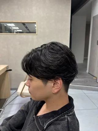 ショート パーマ メンズ メンズ特化韓国風 パーマスタイル/りんのヘアスタイル