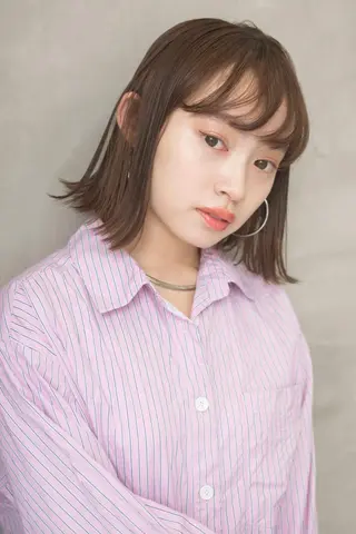 ショート pole/apartment所属・💓パーマ，💗 レイヤーカットのヘアスタイル