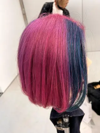 ミディアム カラー パーマ ヘアアレンジ メンズ キッズ ネイル マツエク・マツパ アイブロウ 堀井 凌平のヘアスタイル