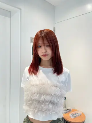 カラー ALBUM銀座‪‪ RURUKA‪‪❤︎のヘアスタイル