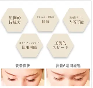 マツエク・マツパ salon de Reiのマツエク・マツパデザイン